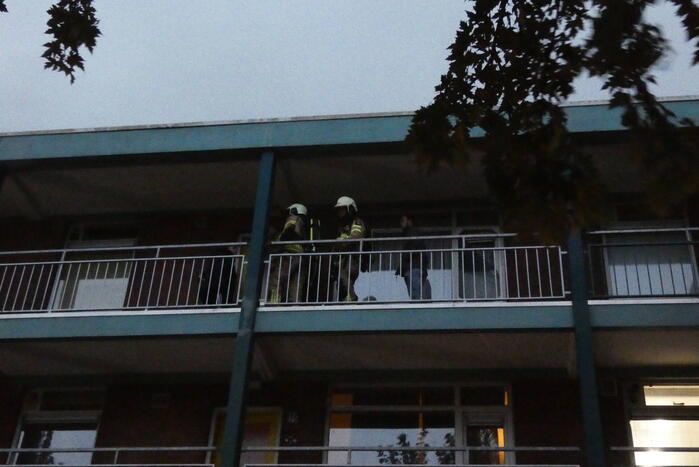 Brand in flatgebouw snel onder controle