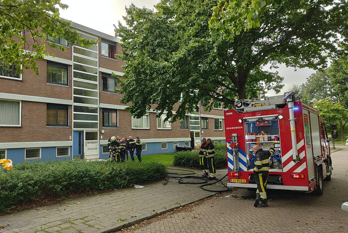 Aanhouding na brand in woning