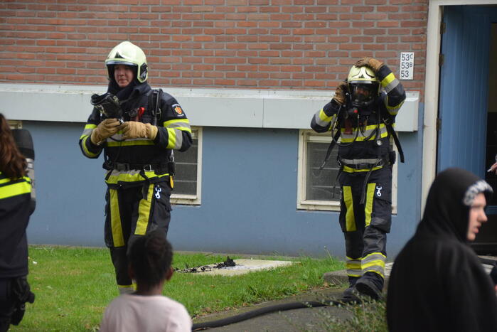 Aanhouding na brand in woning