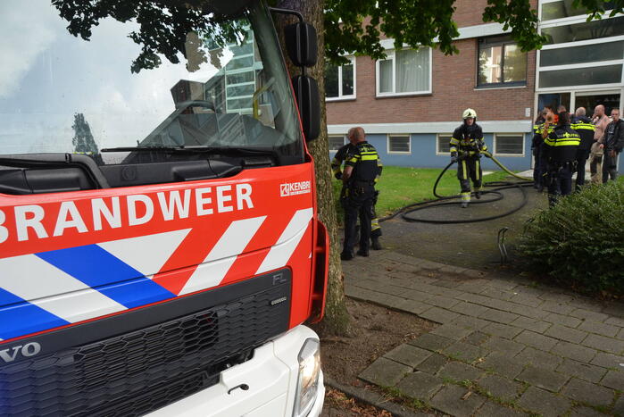 Aanhouding na brand in woning