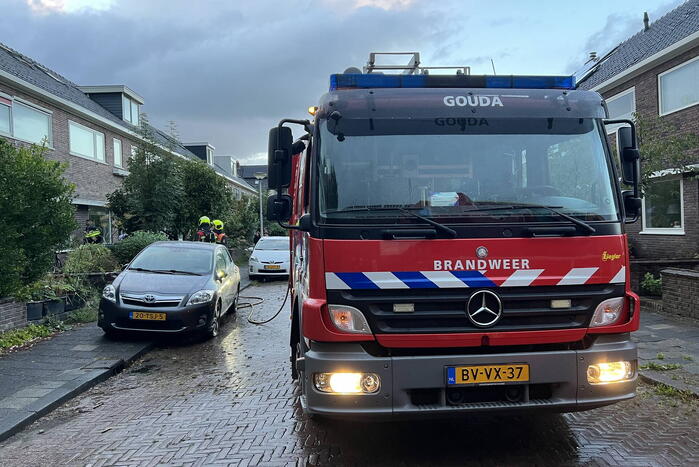 Rookontwikkeling na brand in meterkast