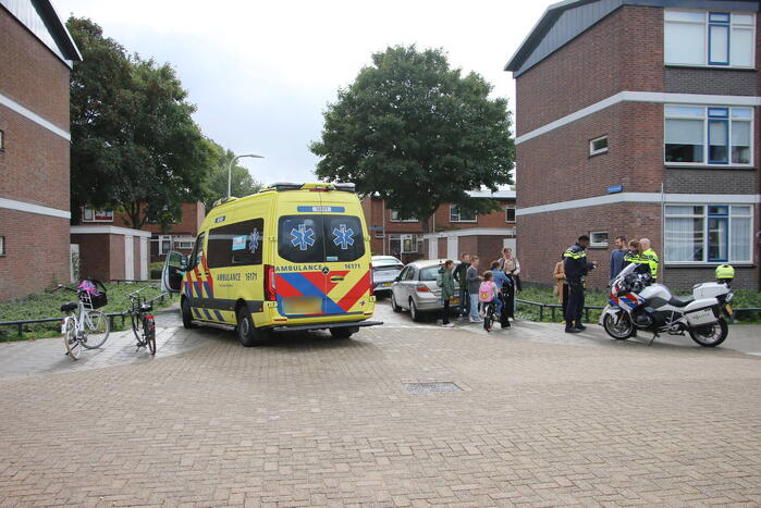 Jonge fietser raakt gewond bij botsing
