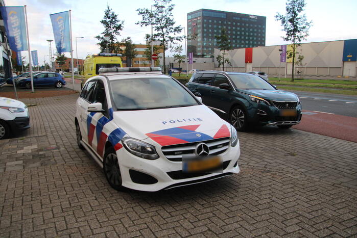 Jonge fietsster flink geschrokken na aanrijding