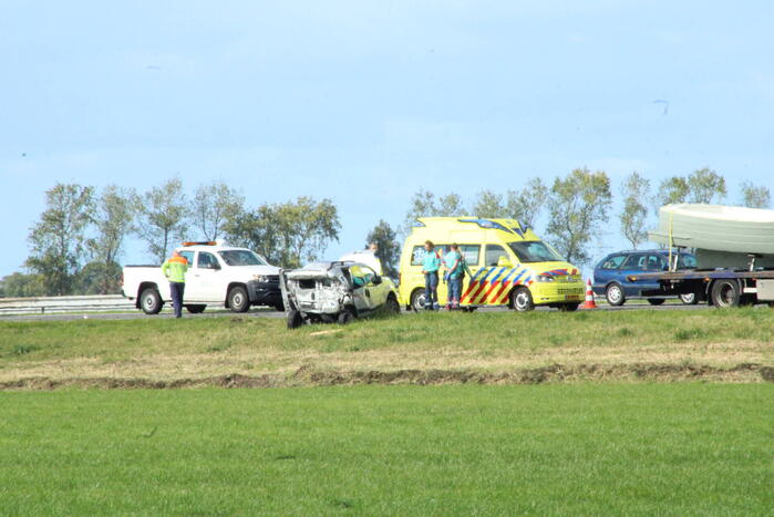 Gewonde bij aanrijding met lijnbus en auto