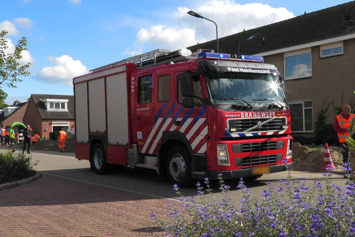 Gaslekkage na graafwerkzaamheden