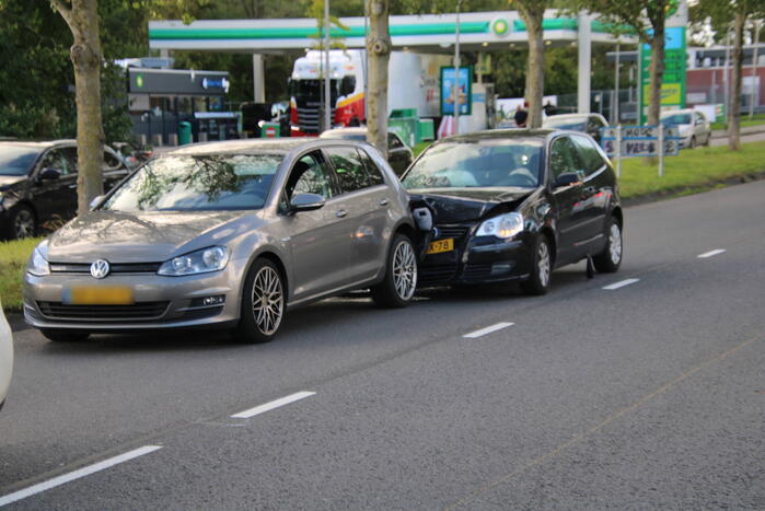 Schade bij kop-staart botsing