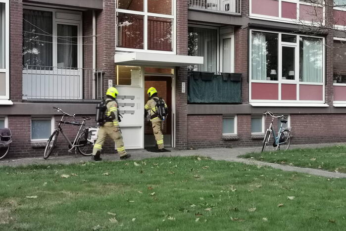 Ontruiming na probleem in afvoer van centrale verwarming