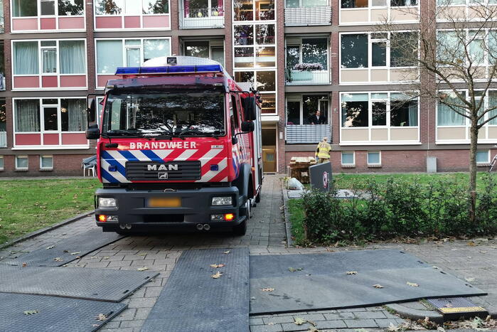 Ontruiming na probleem in afvoer van centrale verwarming