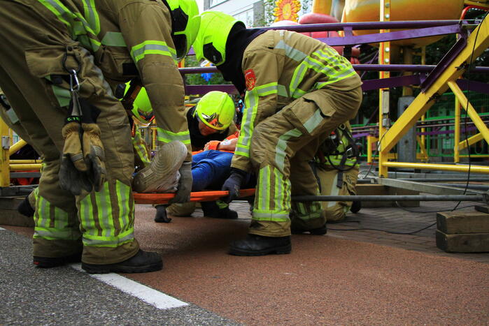 'Family coaster' decor van hulpdienstenoefening