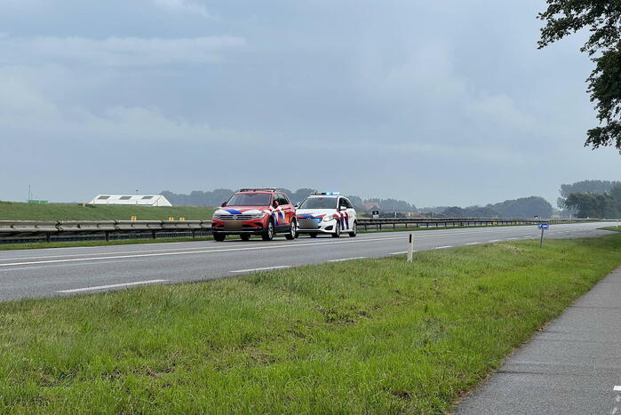 Slachtoffer bekneld bij verkeersongeval