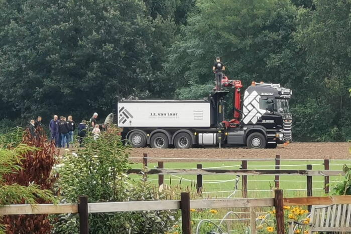 Vliegtuigbom gevonden in weiland