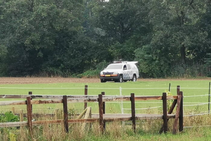 Vliegtuigbom gevonden in weiland