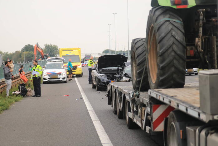 Gewonde bij ongeval op snelweg