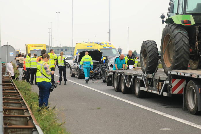 Gewonde bij ongeval op snelweg