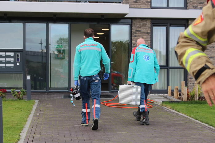 Geen gehoor bij woning, brandweer verleent toegang