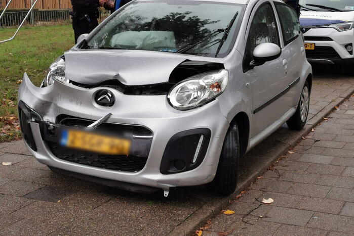 Veel schade bij kop-staartbotsing