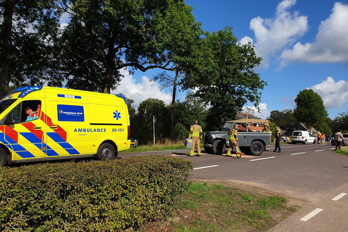 Schade en gewonden na aanrijding