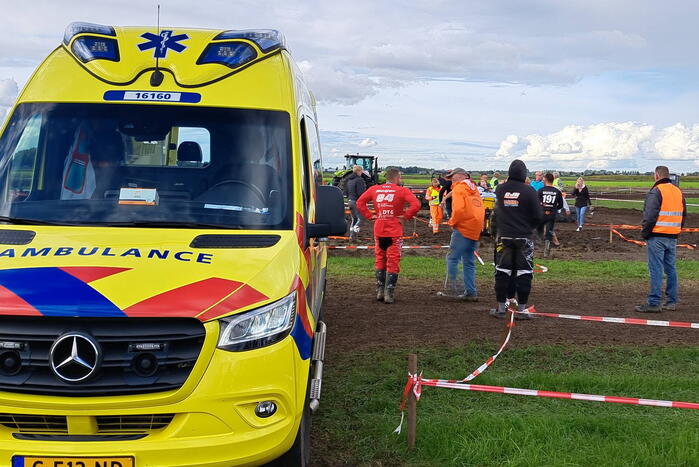 Motorcrosser gewond na ongeval op evenement