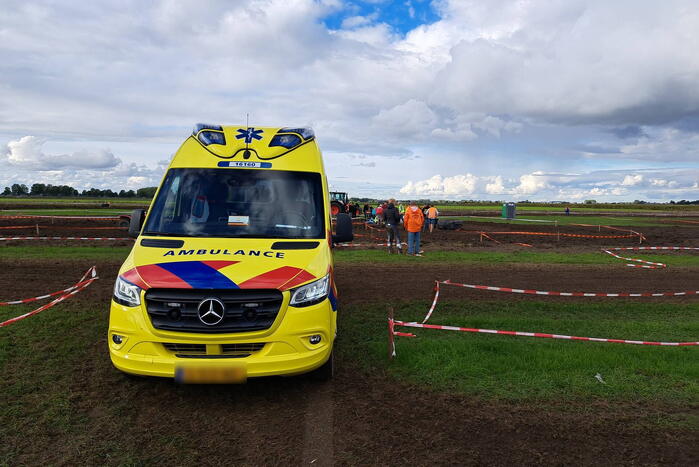 Motorcrosser gewond na ongeval op evenement
