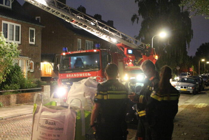 Brandweer ingezet voor schoorsteenbrand