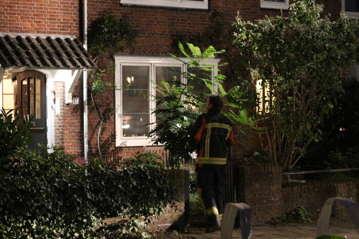 Brandweer ingezet voor schoorsteenbrand