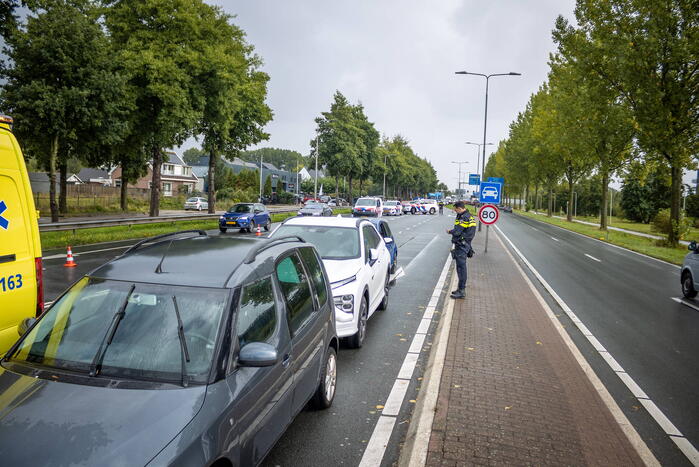 Drie personenwagens betrokken bij kop-staart ongeval