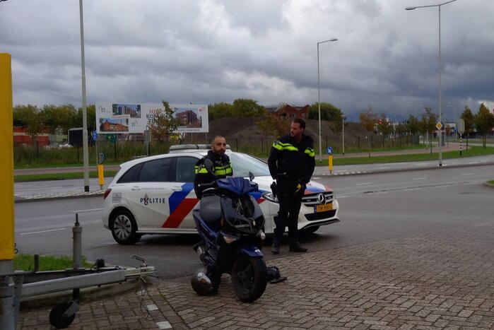 Scooterrijder gewond na val