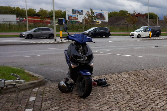 Scooterrijder gewond na val
