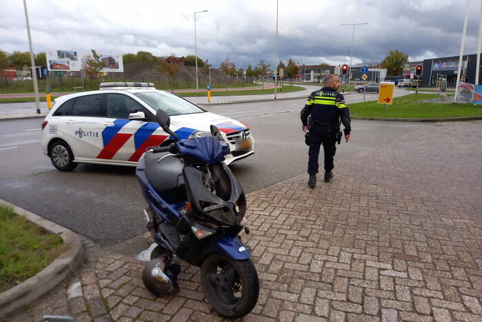 Scooterrijder gewond na val