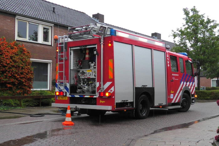Veel rook bij brand in bijgebouw