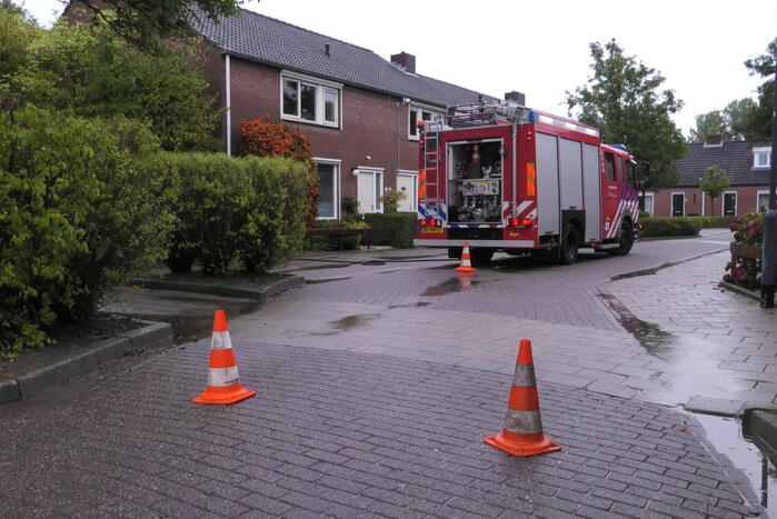 Veel rook bij brand in bijgebouw