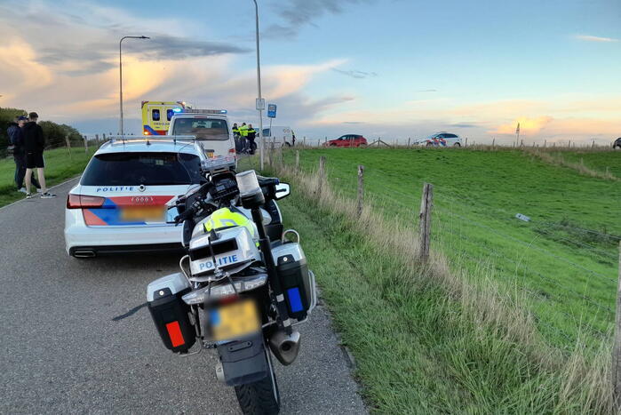 Fietser gewond bij aanrijding met auto