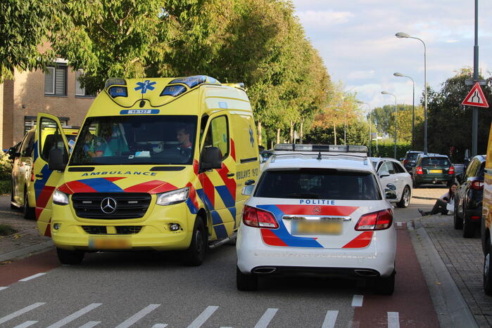 Scooterrijder geschept door auto