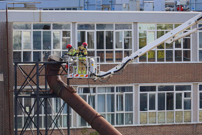 Brand bij sloopwerkzaamheden