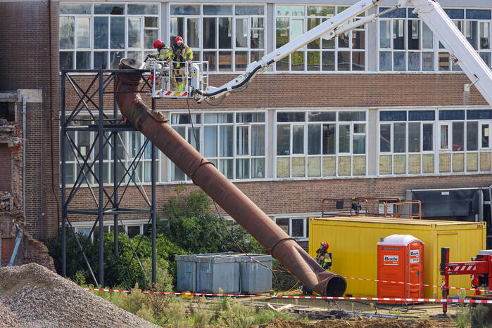 Brand bij sloopwerkzaamheden