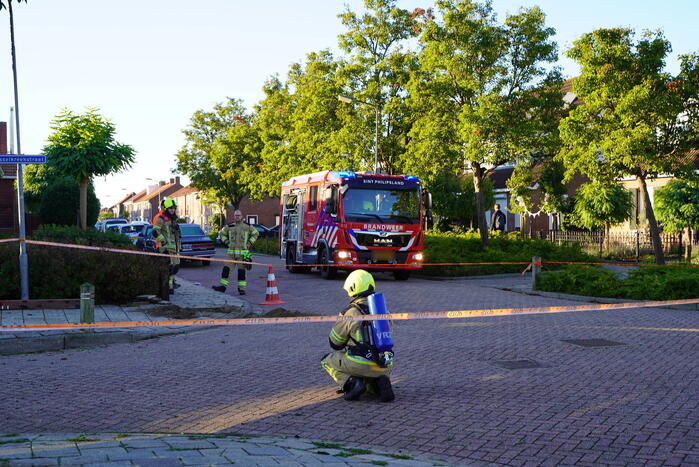 Kruising afgesloten vanwege gaslekkage