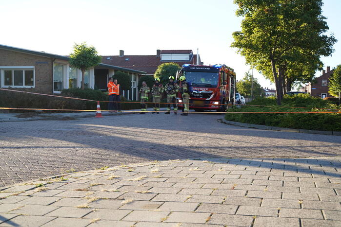 Kruising afgesloten vanwege gaslekkage