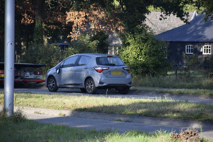 Overstekende fietser aangereden op rotonde