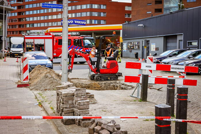 Gaslekkage door graafwerkzaamheden