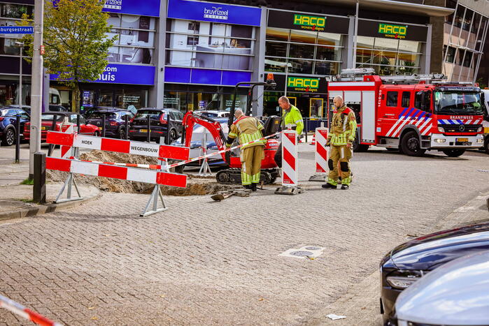 Gaslekkage door graafwerkzaamheden