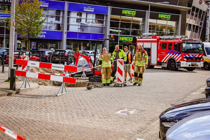 Gaslekkage door graafwerkzaamheden