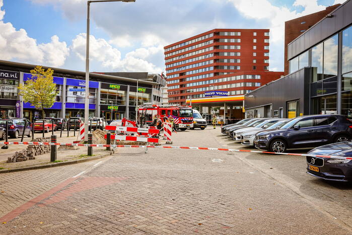 Gaslekkage door graafwerkzaamheden