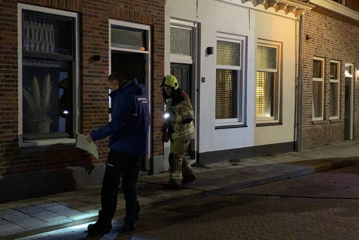 Rookontwikkeling bij smeulend object in woning