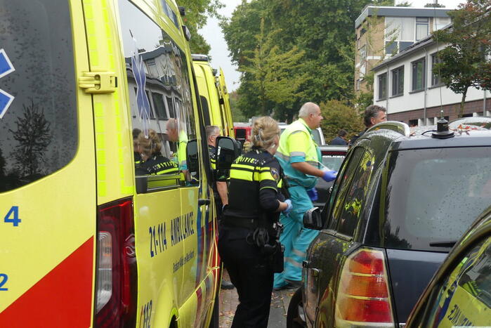 Traumateam assisteert bij incident in woning