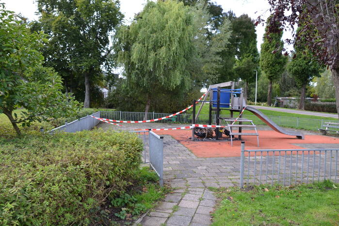 Scooter verwoest door brandstichting