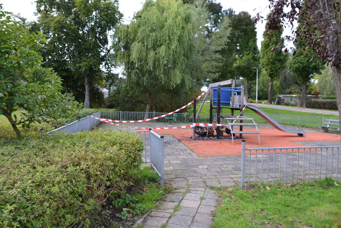 Scooter verwoest door brandstichting