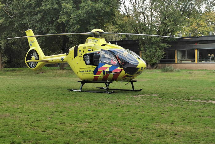 Inzet traumahelikopter trekt veel bekijks