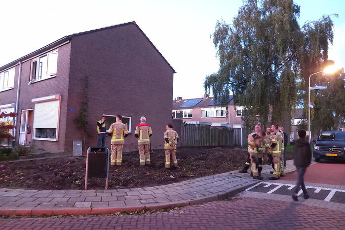 Straat afgezet vanwege gaslekkage