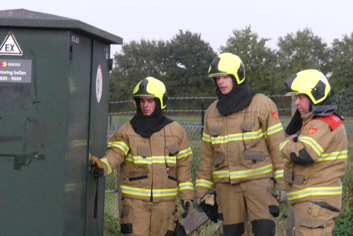 Gaslekkage blijkt sissende gas verdeelstation