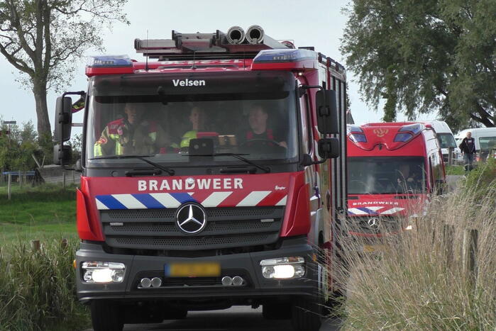 Ganzen met vogelgriep uit water gehaald